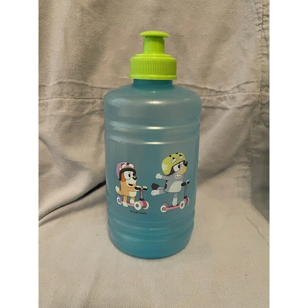 NEW Set‎ of 4 Disney Bluey Water Bottles Bowl & Container Bluey Bingo & Bandit